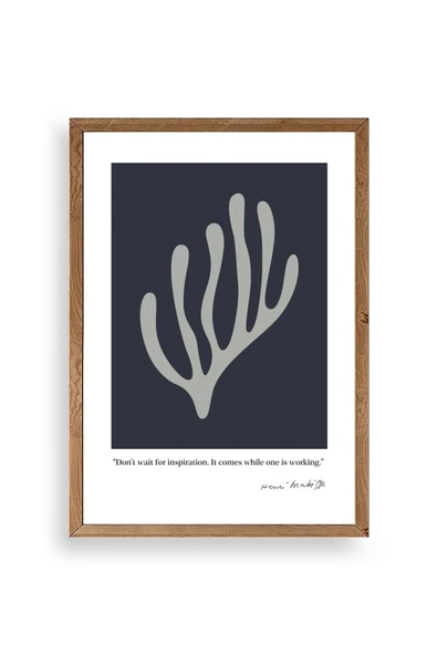 Henri Matisse Ahşap Çerçeveli Tablo 50 x 70 ürün görseli 1