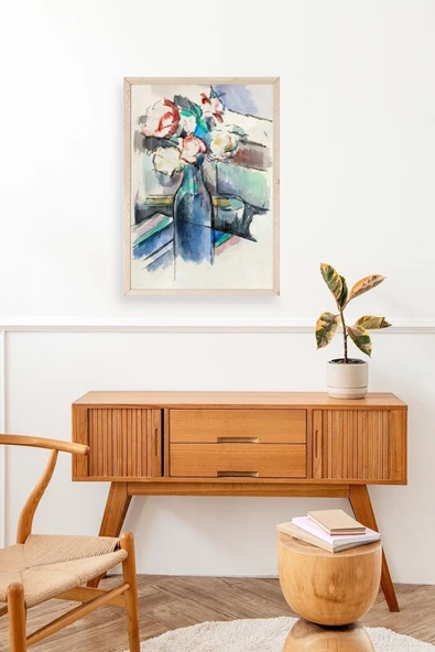 Paul Cézanne Ahşap Çerçeveli Tablo 50 x 70 - Resim 3