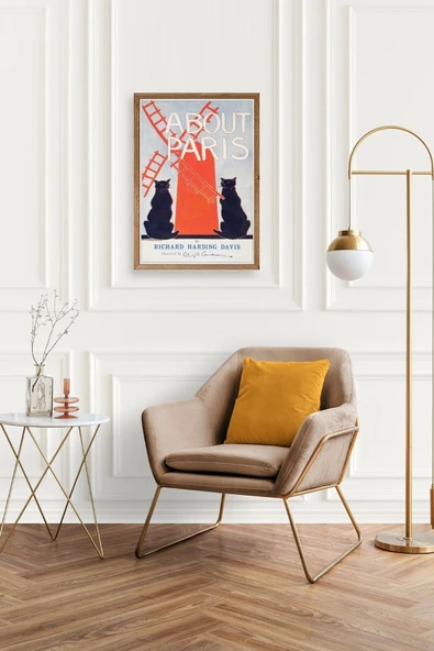 Richard Harding Davis Ahşap Çerçeveli Tablo 17 x 23 - Resim 2