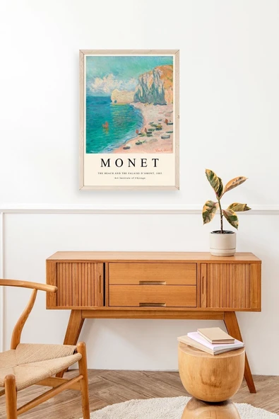 Monet Ahşap Çerçeveli Tablo 30 x 42 - Resim 3