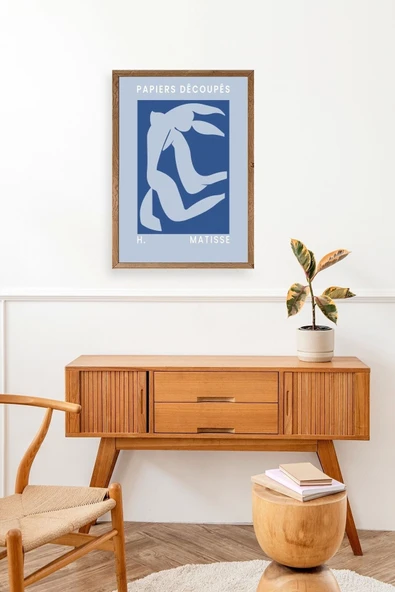 Henri Matisse Ahşap Çerçeveli Tablo 23 x 30 - Resim 3