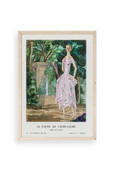 Bon Ton Gazetesi Ahşap Çerçeveli Tablo 30 x 42 ürün görseli 1