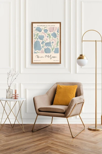 Henri Matisse Ahşap Çerçeveli Tablo 23 x 30 - Resim 2