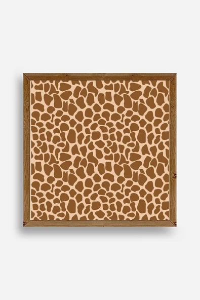 Desen Ahşap Çerçeveli Tablo 42 x 42 ürün görseli 1