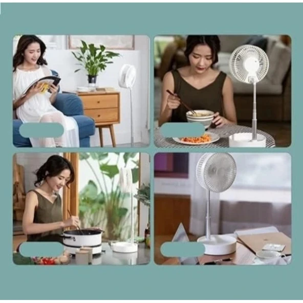 Uzaktan Kumandalı USB Mini Masaüstü Fan - Resim 2