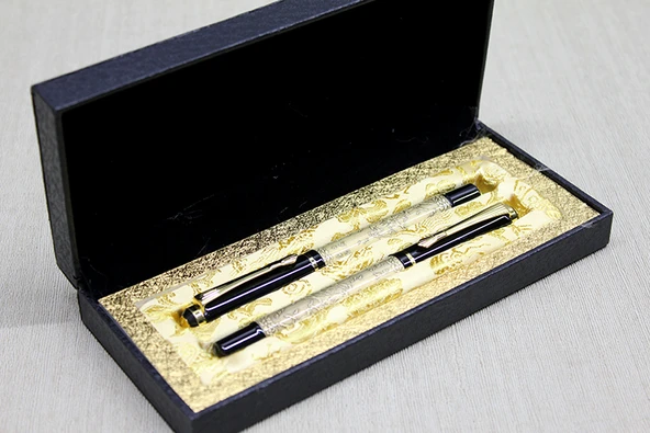 İkili Tükenmez ve Dolma Kalem - Kutulu ürün görseli 1