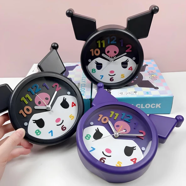 Kuromi Figürlü Masa Üstü Çalar Saat - Model 1 ürün görseli 1