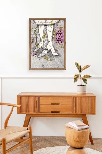 Gastby's Ahşap Çerçeveli Tablo 30 x 42 - Resim 3