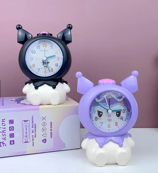 Kuromi Figürlü Masa Üstü Çalar Saat - Model 2 ürün görseli 1