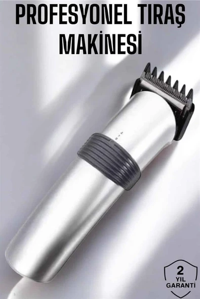 Erkeklere Özel Şarjlı Saç ve Sakal Kesme Tıraş Makinesi Seti - Resim 2