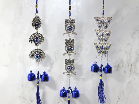 Metal Nazar Boncuğu Çan Model 21 ürün görseli 1