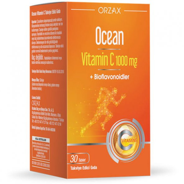 Ocean Vitamin C 1000 mg 30 Tablet