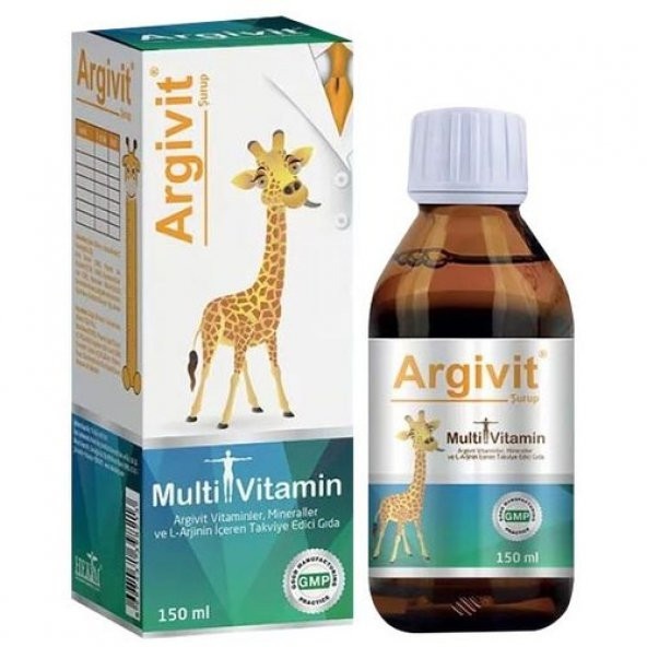Argivit Vitamin Mineral L-Arjinin Şurup 150 ml