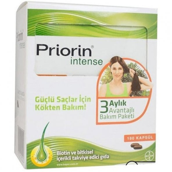 Priorin Intense Avantajlı Paket 120 + 60 Kapsül