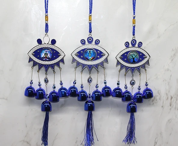 Metal Nazar Boncuğu Çan Model 4 ürün görseli 1