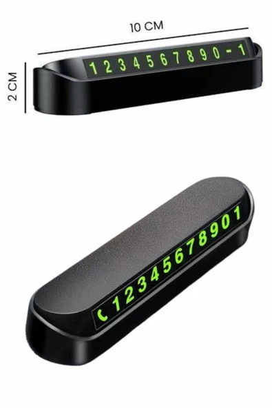 Araç Park Numaratörü Tüm Araçlara Uyumlu Araba Numaralık - Resim 3
