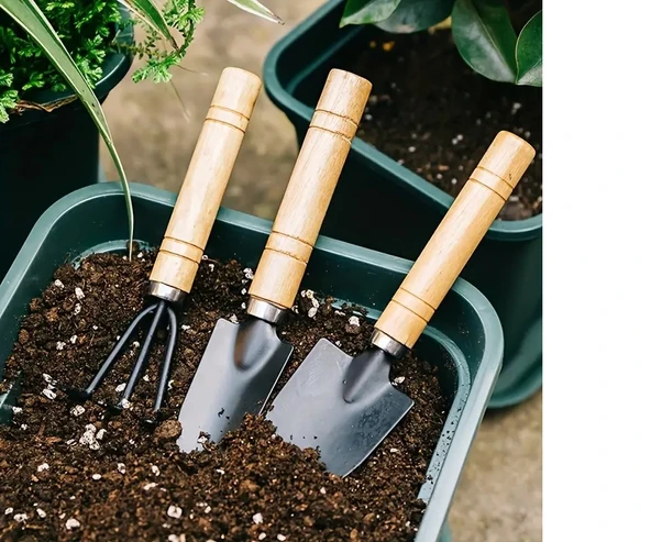 Portatif Kazma Kürek Tırmık Seti - Resim 4