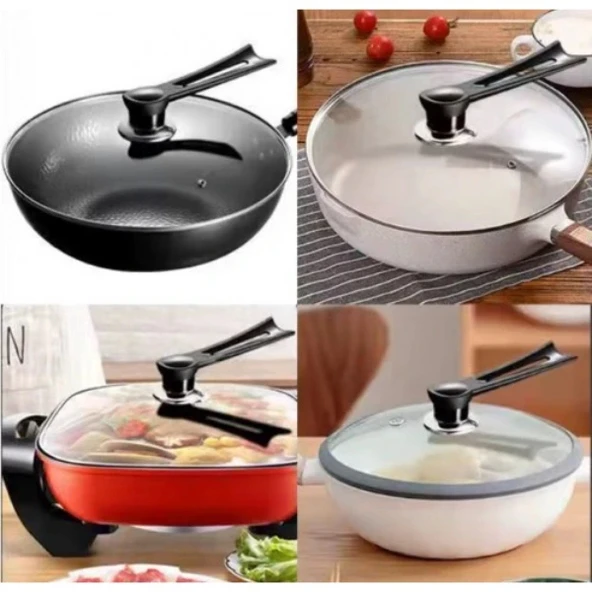 Dikey Tasarım Tencere Kapağı Kolu - Resim 4