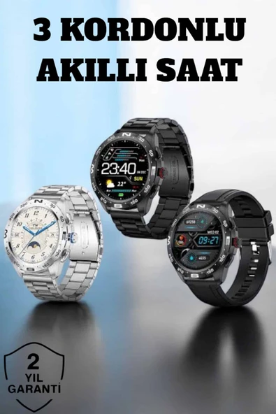 Akıllı Saat Arama Cevaplayan Titreşim Özelliğiyle Bildirim Görebilen - Resim 2