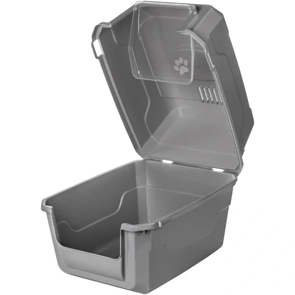 Mikopet Deluxe Kapalı Kedi Tuvaleti - Resim 5