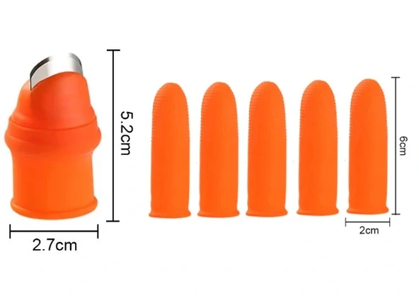 Pratik Baş Parmak Sebze Kesme Ayıklayıcı Erkek L Set - Resim 2