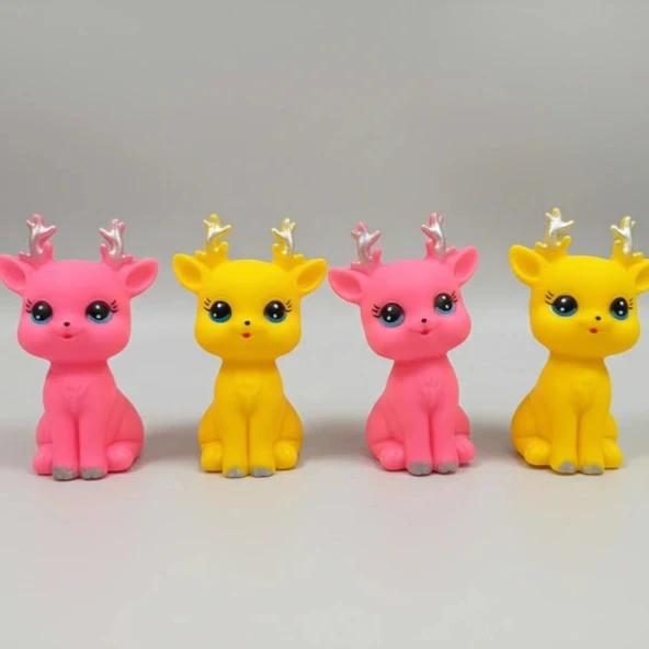 Evcil Hayvan Sesli Geyik Şeklinde Plastik Oyuncak - Resim 2