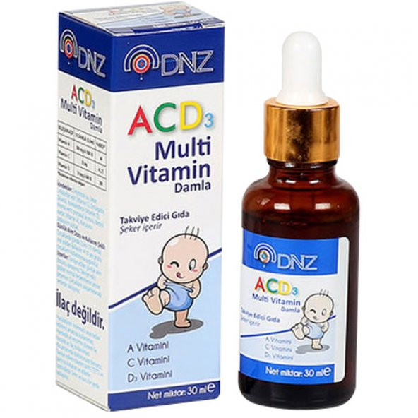 Dnz Acd3 Multi Vitamin Damla 30 ml ürün görseli