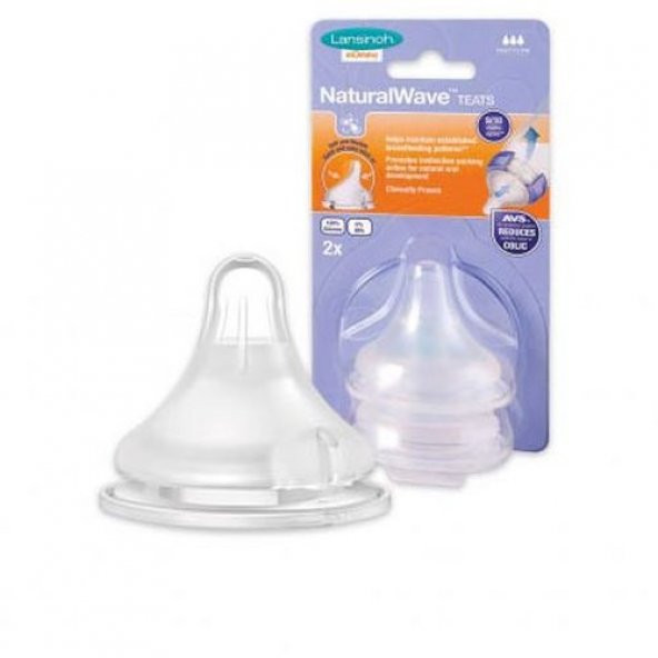Lansinoh Natural Wave Biberon Emziği Hızlı Akışlı