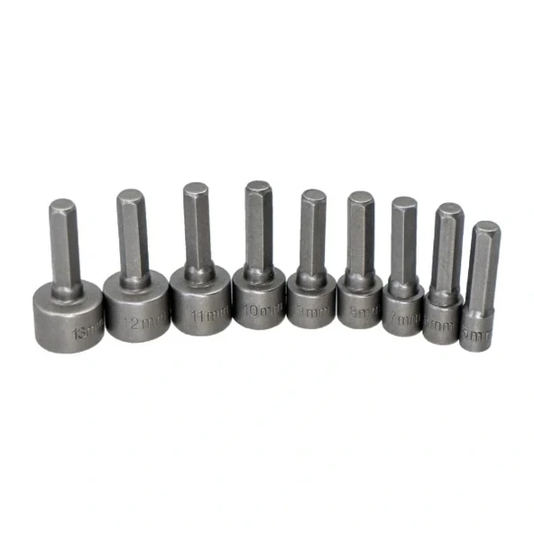 9 Parça Manyetik Somun Adaptörü - Resim 4