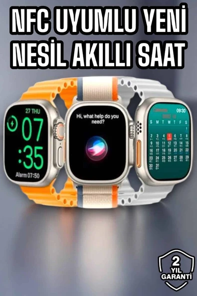 Akıllı Saat Sağlık Takibi Spor Modları ChatGPT Entegrasyon Ve Sesli Asistan ürün görseli 1