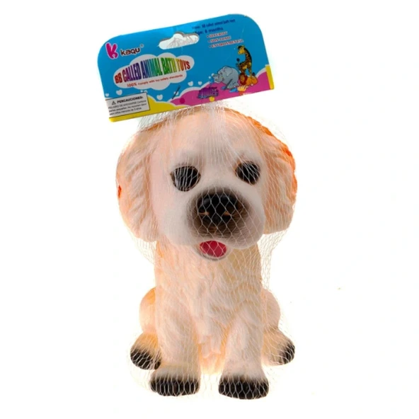 Evcil Hayvan Sesli Köpek Şeklinde Plastik Oyuncak - Resim 3