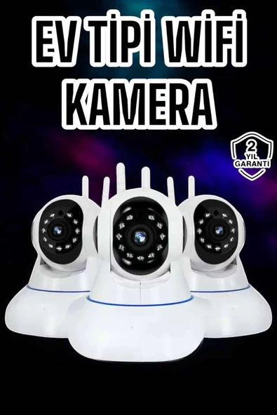 Wifi Kamerası Çift Yönlü Bebek Güvenlik Kamerası Gece Görüşlü ürün görseli 1