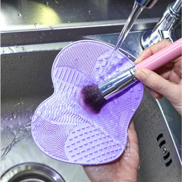 Silikon Makyaj Temizleme Matı - Resim 3