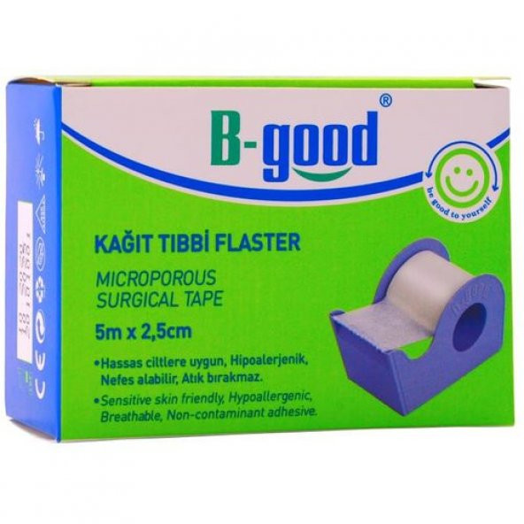 B-Good Kağıt Tıbbi Flaster 5m x 2,5cm