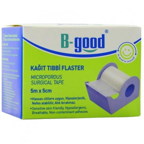 B-Good Kağıt Tıbbi Flaster 5m x 5cm