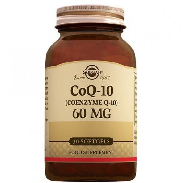 Solgar Coenzyme Q10 60 mg 30 Kapsül ürün görseli