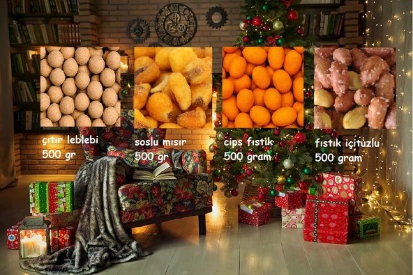 Yılbaşı Kuruyemiş Paketi 4 ürün görseli 1