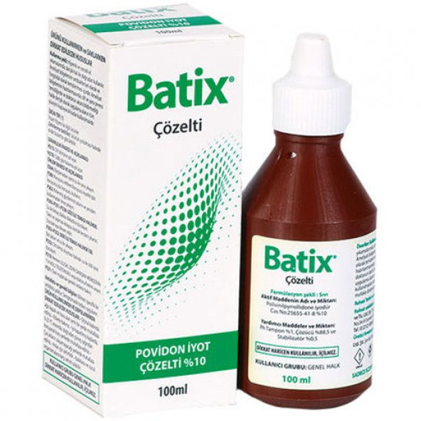 Batix Antiseptik Çözelti 100 ml