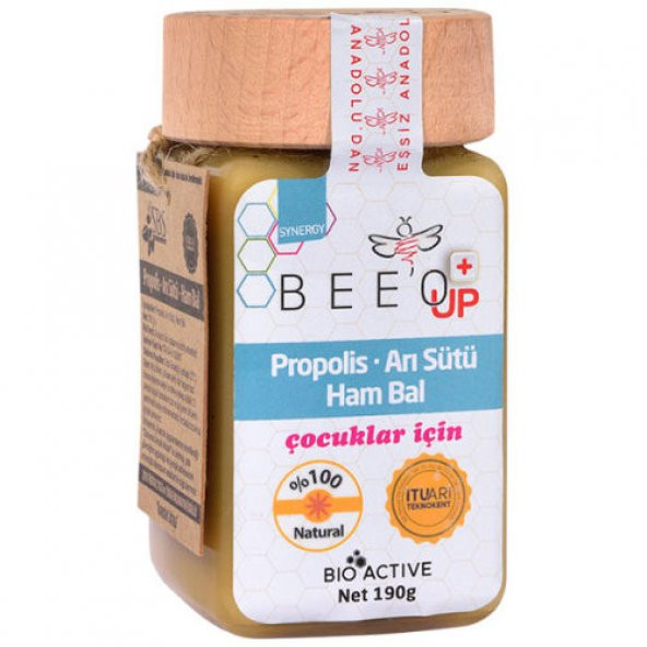 Beeo Up Propolis Arı Sütü Ham Bal Çocuklar için 190 gr