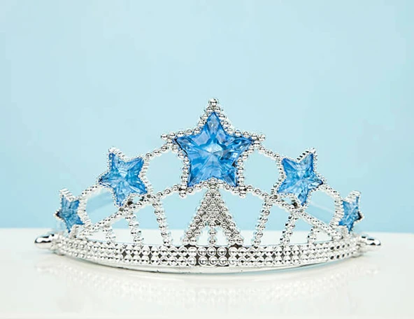 Plastik Kraliçe Prenses Tacı Çocuk Boy ürün görseli 1