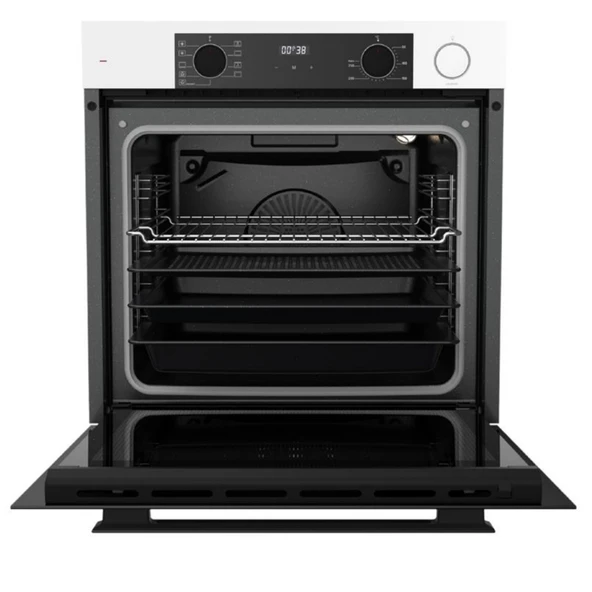 Ferre FryART&SteamART- SilentArt CONA /Sessiz Beyaz Ankastre Set (D081-SA + QEP64CB +SS206 ) - Resim 6