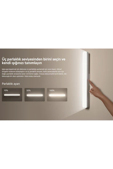 Xiaomi Şarjlı Manyetik Çok Fonksiyonlu Dekoratif Lamba Okuma Lambası Dolap Lambası - Resim 7