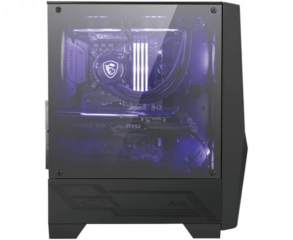 MSI MAG FORGE 100M TEMPERLİ CAM ATX GAMING KASA - Resim 3
