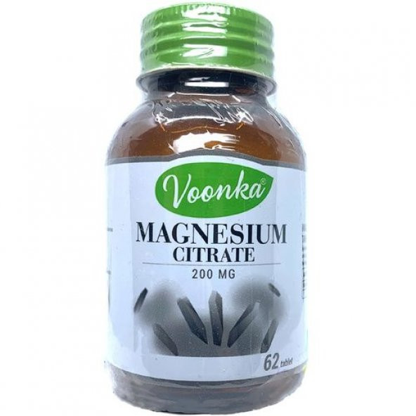 Voonka Magnesium Citrate 200 mg 62 Kapsül ürün görseli