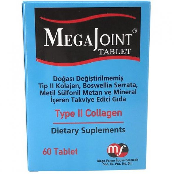Mega Joint Tip Iı Kolajen 60 Tablet ürün görseli
