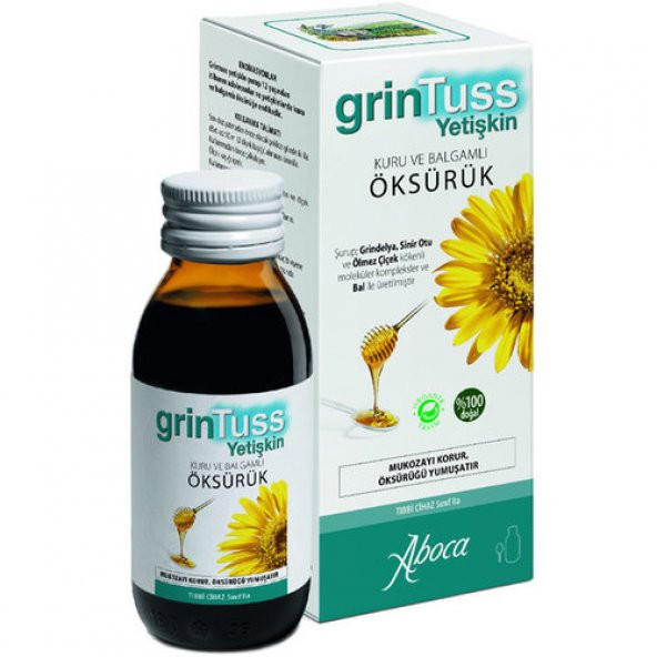 Grintuss Yetişkin Öksürük Şurubu 128 gr