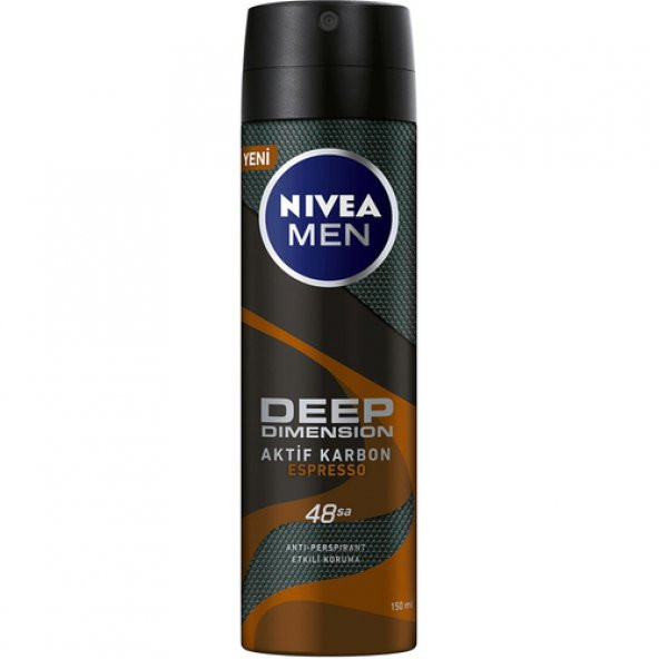 Nivea Deo Sprey Deep Espresso For Men 150 ml