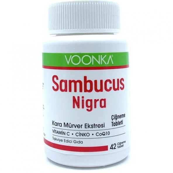 Voonka Sambucus Nigra Çiğneme 42 Tablet ürün görseli