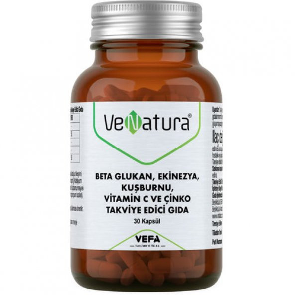 Venatura Beta Glukan Ekinezya Kuşburnu C Vitamini çinko 30 Kapsül