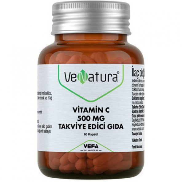Venatura Vitamin C 500 mg 60 Kapsül